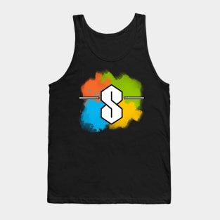 The "S" - Windows Color Splash Tank Top